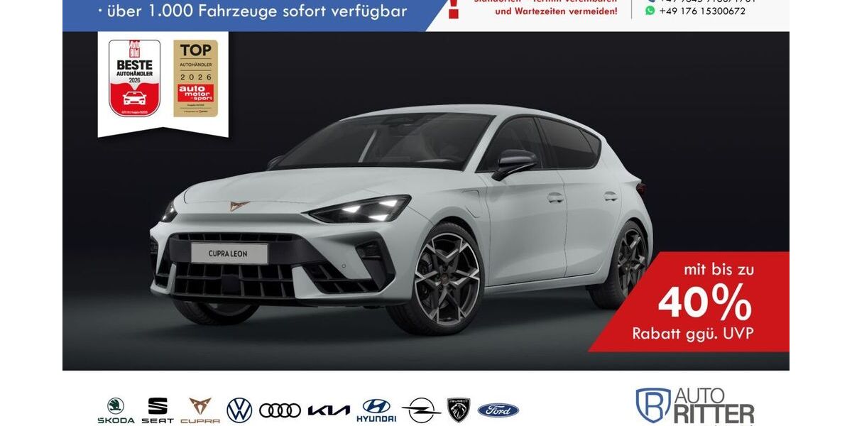 Cupra Leon 1.104 km 34.690 &euro; Eschenbach 92676