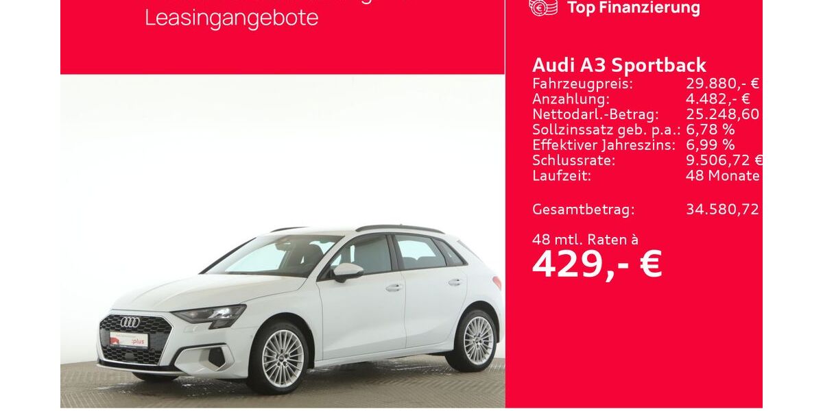 Audi A3 21.282 km 27.780 &euro; Seevetal 21217