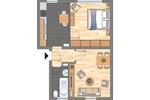 Erdgeschoßwohnung Übach-Palenberg Palenberg - 2.5 Zimmer, 50 m&sup2;, 369&euro; | Angebot:25535330