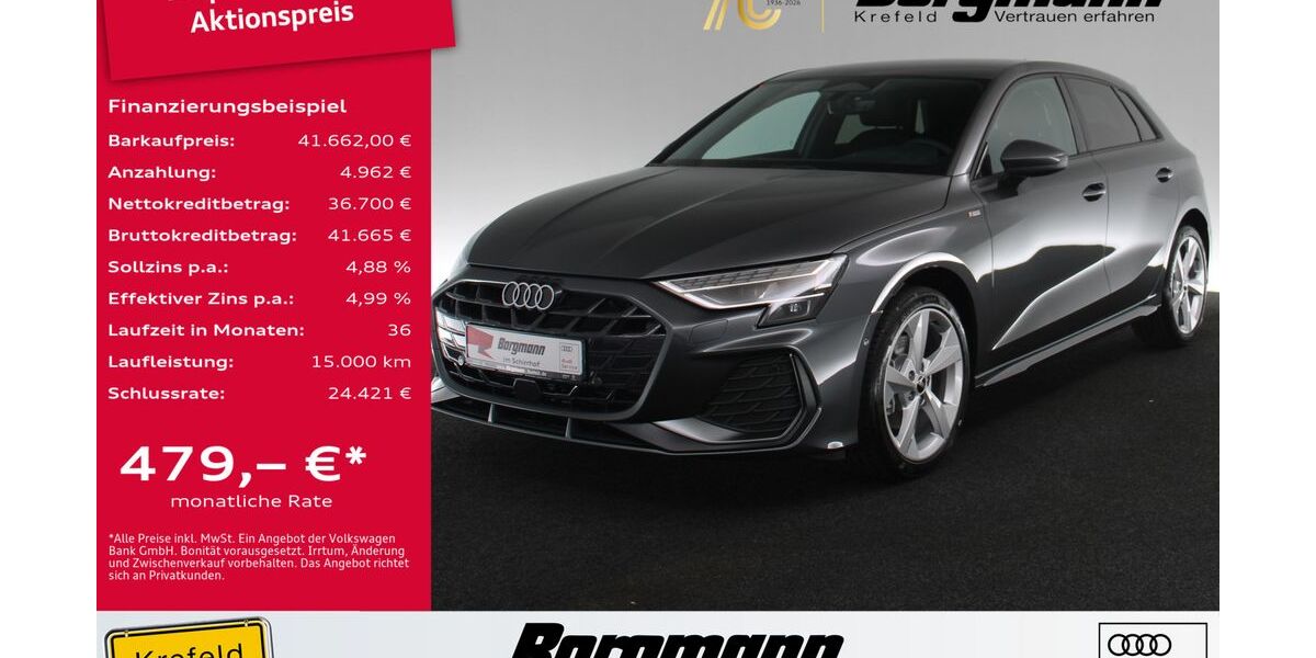 Audi A3 1.010 km 41.662 &euro; Krefeld 47803