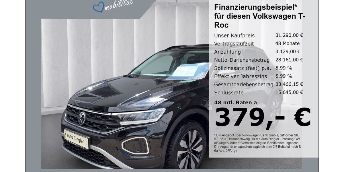 VW T-Roc 4.500 km 31.290 &euro; Pocking 94060