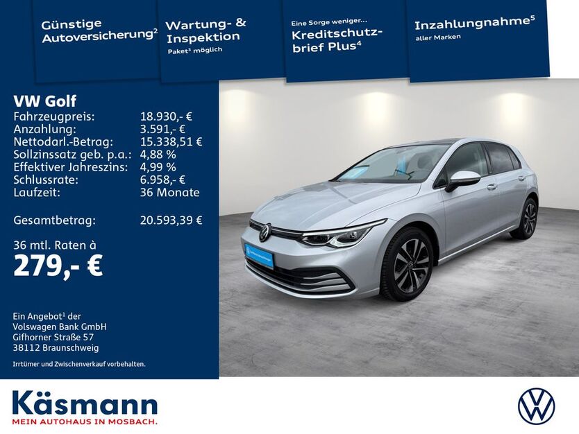 VW Golf 138.507 km 18.930 € Mosbach 74821