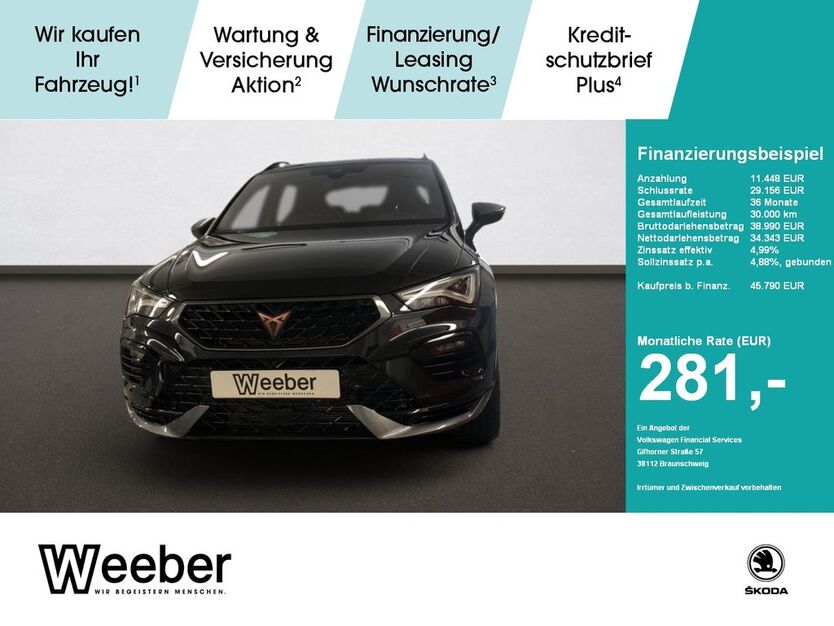 Cupra Ateca 17.900 km 45.790 € Herrenberg 71083