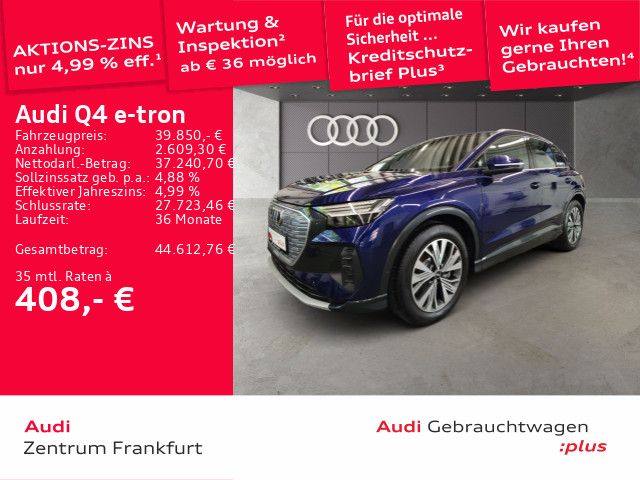 Audi Q4 e-tron 8.484 km 39.840 &euro; Frankfurt am Main 60326