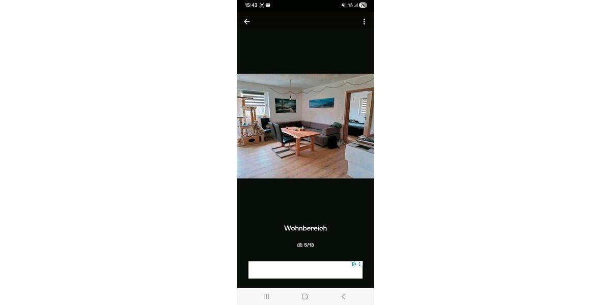 Etagenwohnung Bernried - 3 Zimmer, 86 m&sup2;, 800&euro; | Angebot:26664472