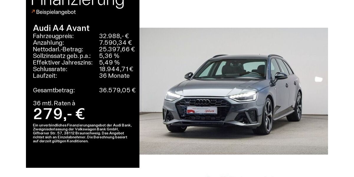 Audi A4 56.900 km 32.988 &euro; Mühlheim 63165
