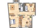 Etagenwohnung Frankenthal (Pfalz) - 3 Zimmer, 71 m&sup2;, 669&euro; | Angebot:26676360
