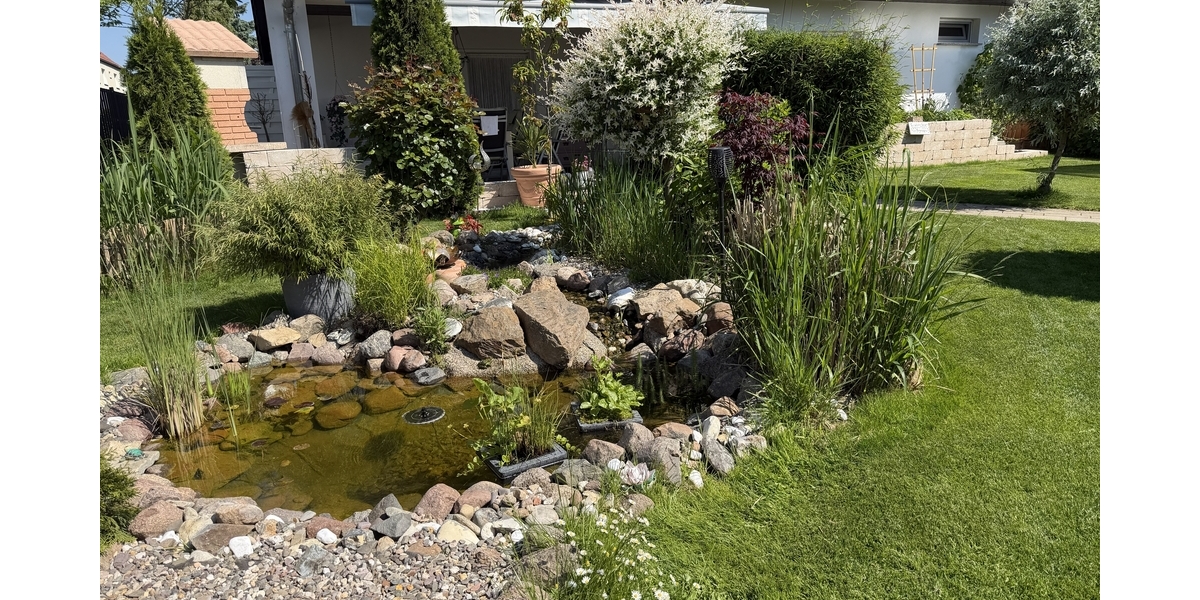 Mediterranes Landhaus mit Wohlfühlgarten und Wellnessbereich in Nauen-Wachow - Einfamilienhaus Nauen | Angebot:27071277