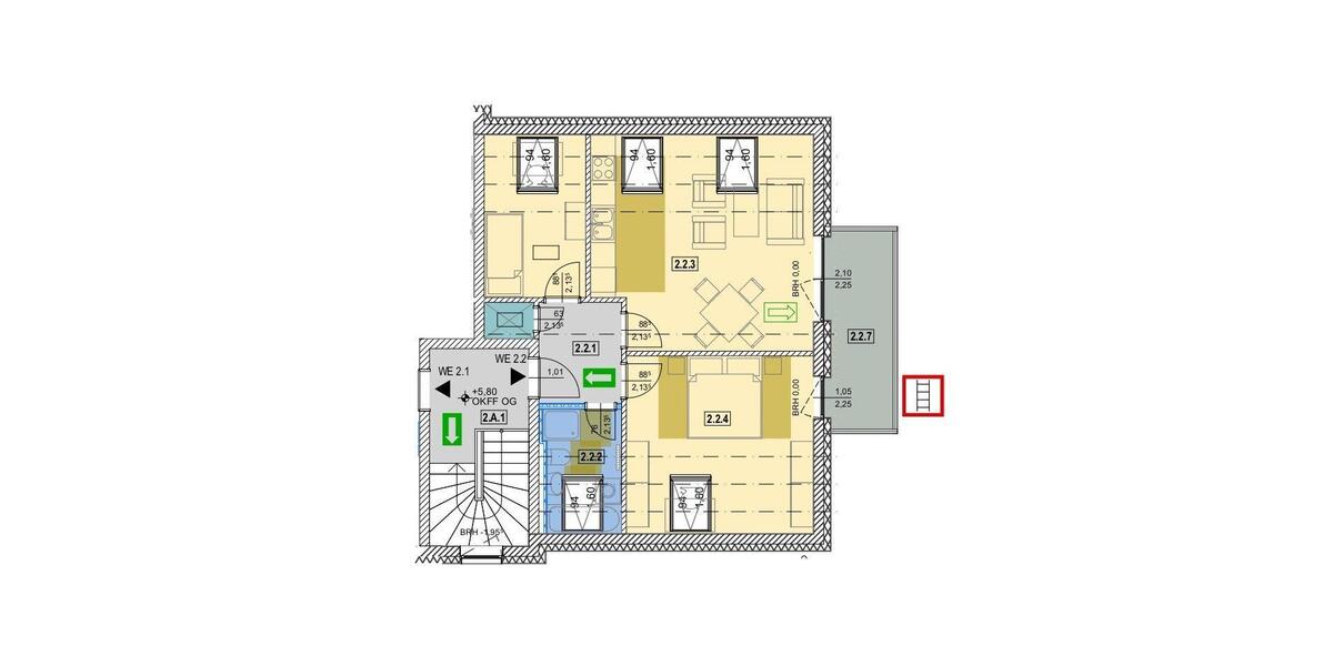 Etagenwohnung Oranienburg - 3 Zimmer, 73 m&sup2;, 1.314&euro; | Angebot:25962652