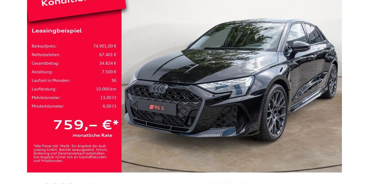 Audi RS3 4.000 km 74.901 &euro; Potsdam 14482