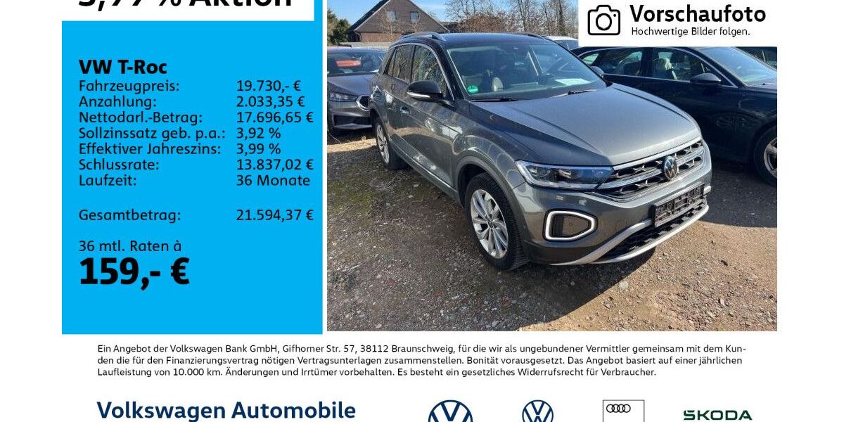 VW T-Roc 51.130 km 18.960 &euro; Leipzig 04178