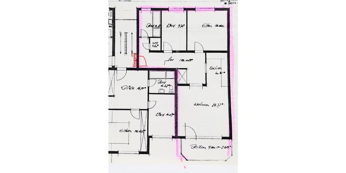 3-Zimmer-Wohnung Obertshausen ca. 80m² mit Balkon, EBK,Stellplatz 3 zimmer
