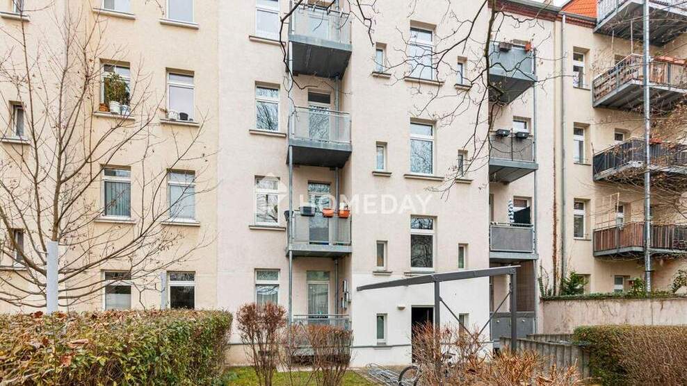 Gemütliche 2-Zimmer-Wohnung mit Balkon, EBK und Abstellkammer im sanierten Denkmalhaus 2 zimmer