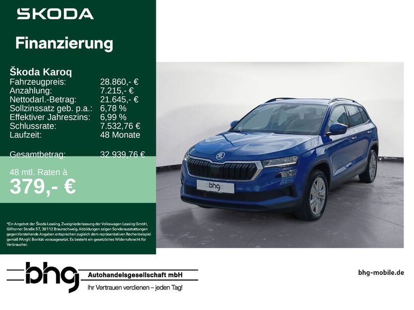 Skoda Karoq 12.450 km 28.860 € Lörrach 79540