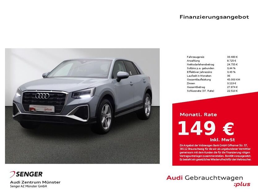 Audi Q2 11.546 km 33.480 € Münster 48153