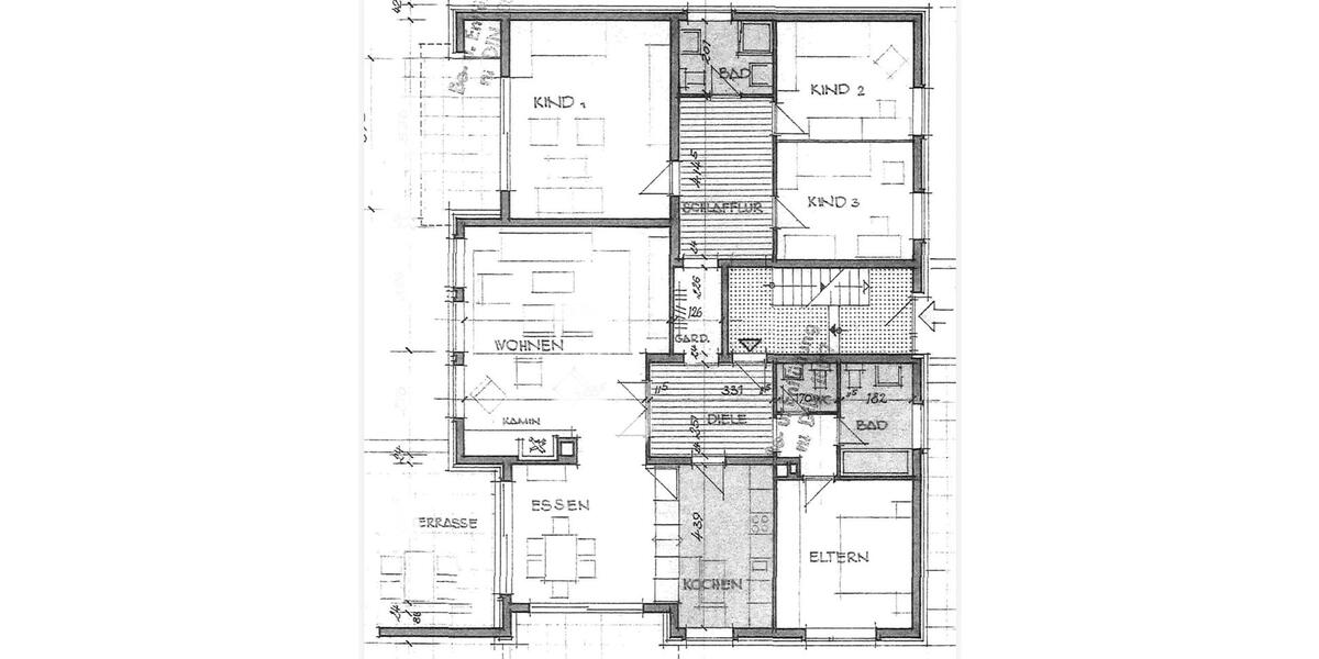 EG 150qm City! Garage! 3 Terrassen, Kamin, Küche, Garten, Keller 6 zimmer