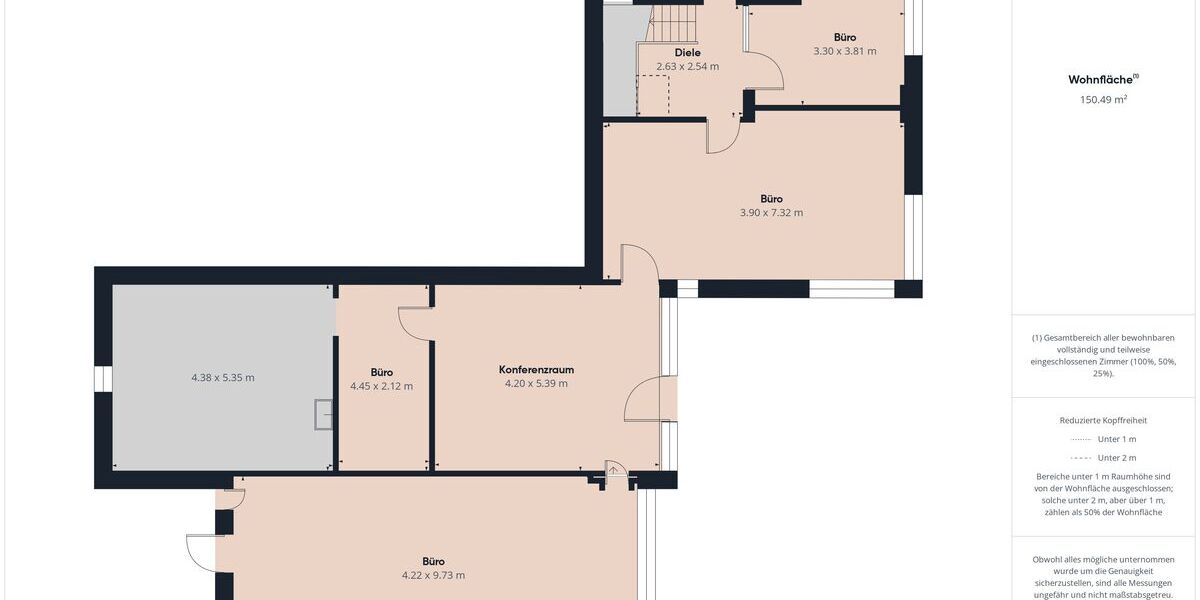 Moderne Bürofläche 294 m² Naturblick Nähe Luxemburg & Bleialf Klimaanlage Bis 12 Stellplätze zimmer