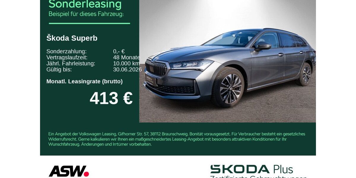 Skoda Superb 24.300 km 40.890 &euro; Heilbronn 74076