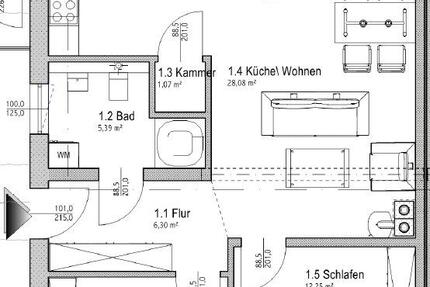 Wohnung Pulsnitz - 4 Zimmer, 63 m&sup2;, 600&euro; | Angebot:26408567