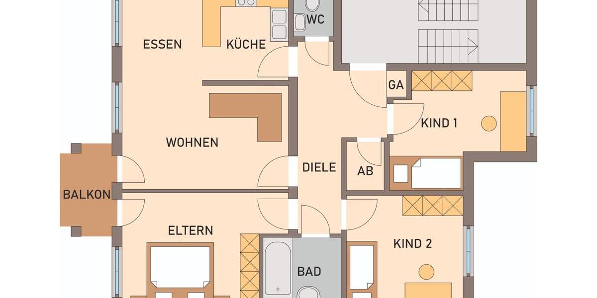 geräumige 4-Raum-Wohnung in Wittichenau ab 1.3. zur Miete 4 zimmer
