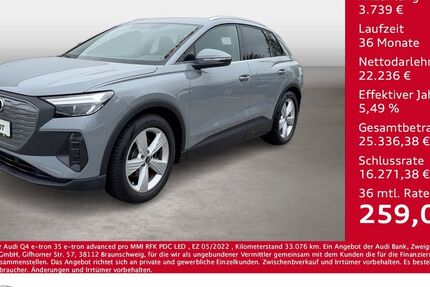 Audi Q4 e-tron 33.076 km 25.975 &euro; Bernsdorf 09337