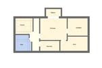 Etagenwohnung Boizenburg/Elbe Elbe - 3 Zimmer, 70 m&sup2;, 600&euro; | Angebot:26249640