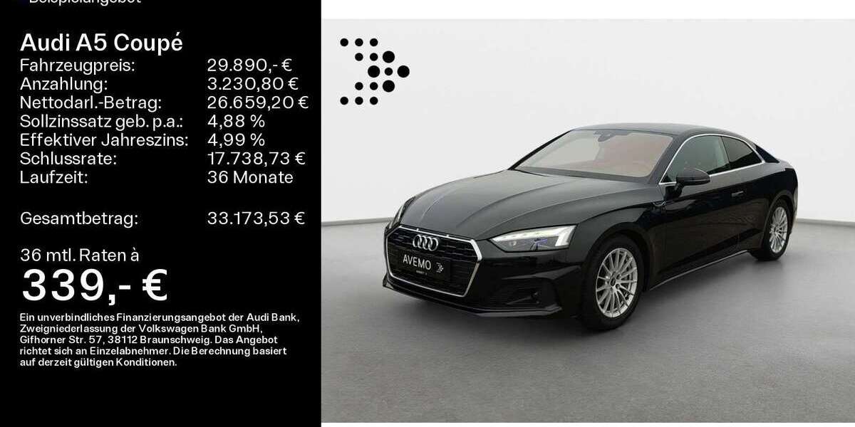Audi A5 63.074 km 29.890 &euro; Königstein-TS 61462