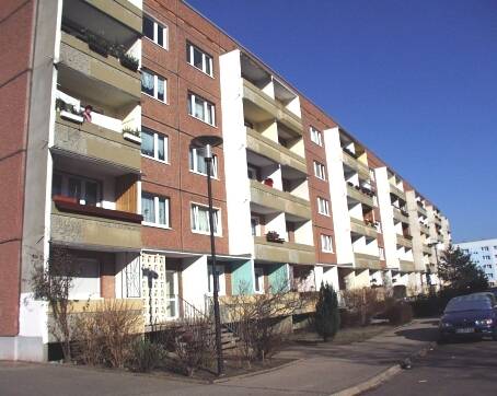 Etagenwohnung Halle (Saale) Silberhöhe - 2 Zimmer, 43 m&sup2;, 210&euro; | Angebot:26437271