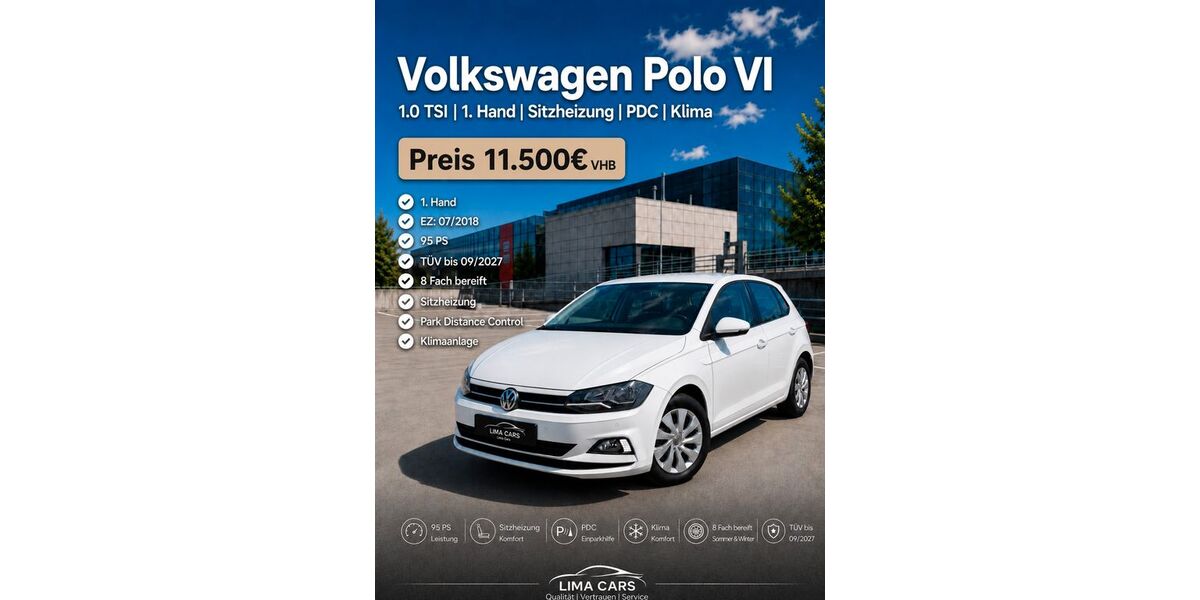 VW Polo 75.422 km 11.200 &euro; Barsbüttel 22885