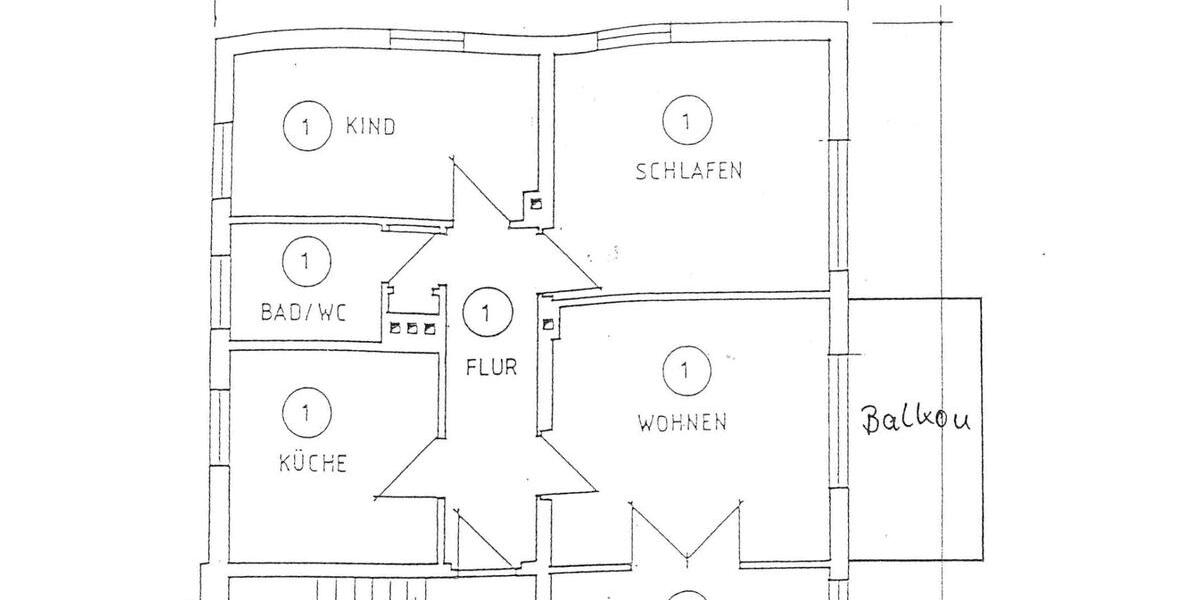 Erdgeschoßwohnung Suhl - 3 Zimmer, 75 m&sup2;, 75.000&euro; | Angebot:25310091