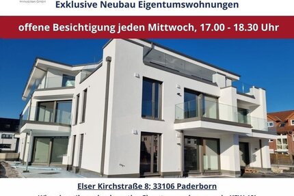 Hochwertige und energieeffiziente Obergeschosswohung mit Balkon, Aufzug und Tiefgarage