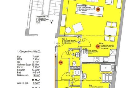 90 m² Wohnung