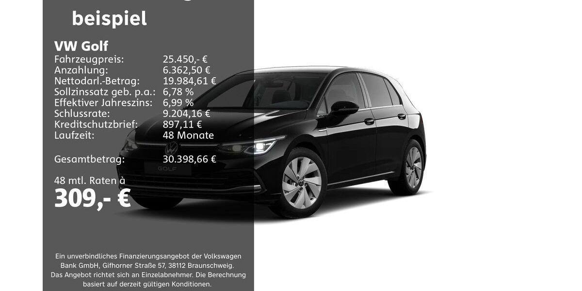 VW Golf 17.647 km 25.450 &euro; Groß-Umstadt 64823