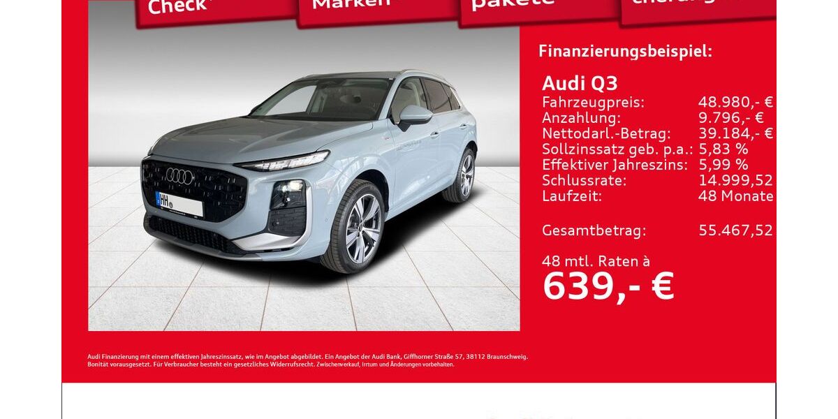 Audi Q3 1.890 km 48.980 &euro; Hamburg 22419