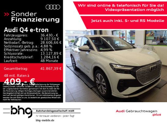 Audi Q4 e-tron 59.956 km 35.930 &euro; Ettlingen 76275