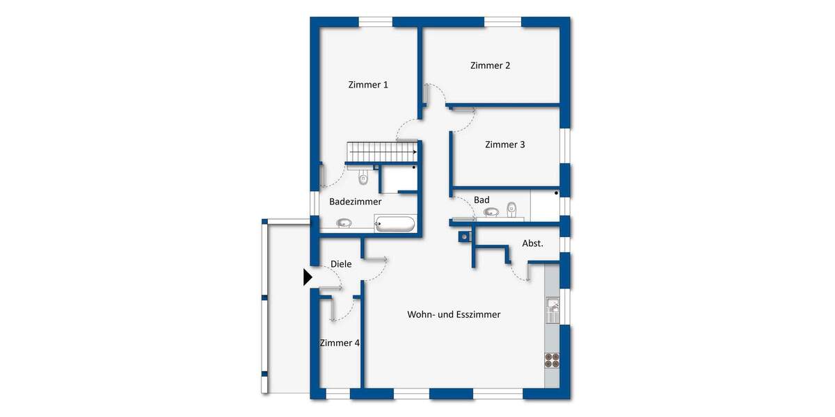 Etagenwohnung Rangsdorf - 5 Zimmer, 131 m&sup2;, 789.000&euro; | Angebot:25663241