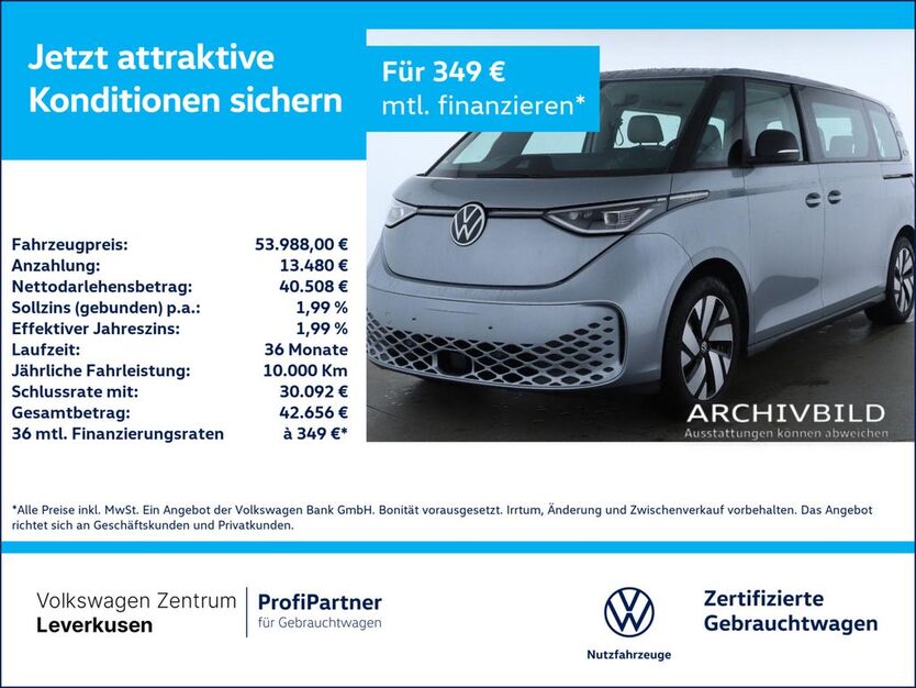 VW ID. Buzz 18.684 km 53.988 € Leverkusen 51379