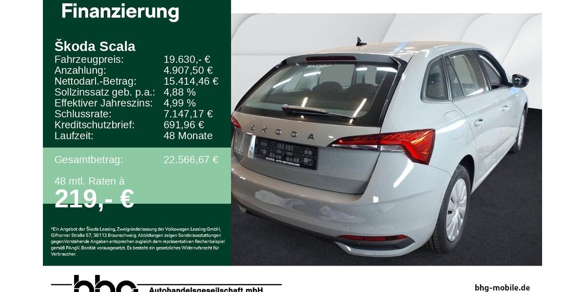 Skoda Scala 3.908 km 19.630 &euro; Freudenstadt 72250