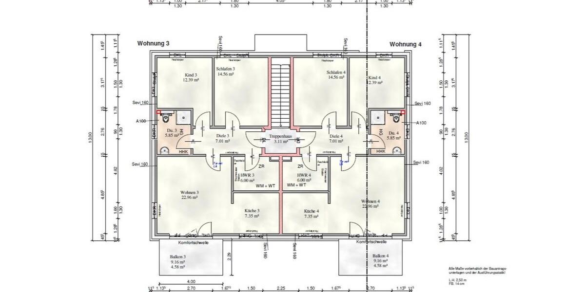 Etagenwohnung Heide - 3 Zimmer, 76 m&sup2;, 860&euro; | Angebot:26234408