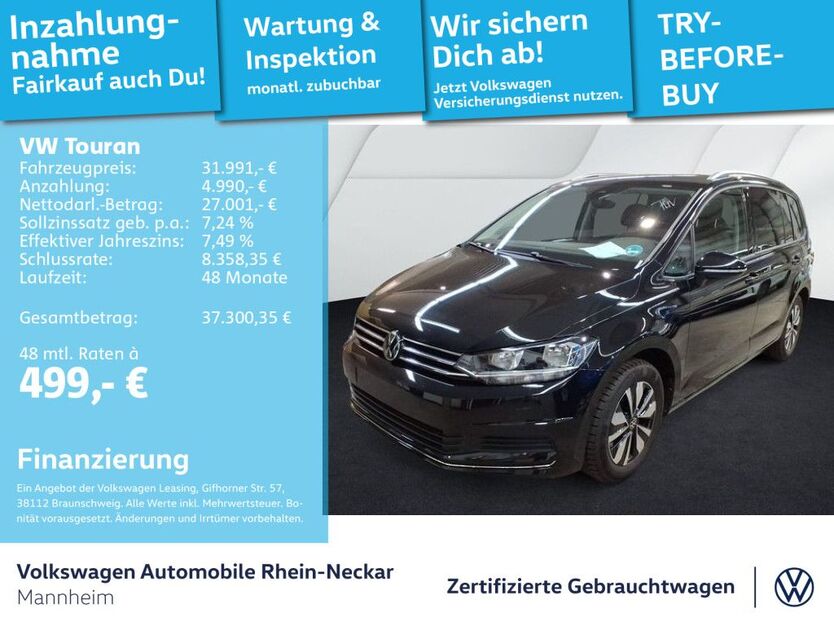 VW Touran 22.629 km 31.991 € Mannheim 68309