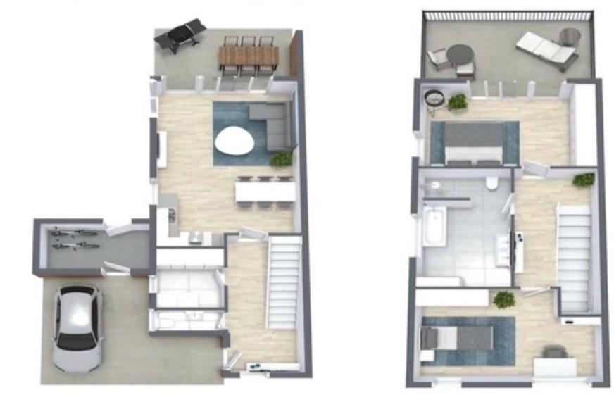 Doppelhaushälfte Herzlake - 3 Zimmer, 115 m&sup2;, 1.210&euro; | Angebot:24755549