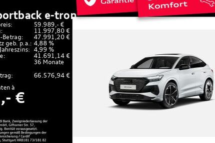 Audi Q4 e-tron 12.250 km 59.989 € Offenbach am Main 63071