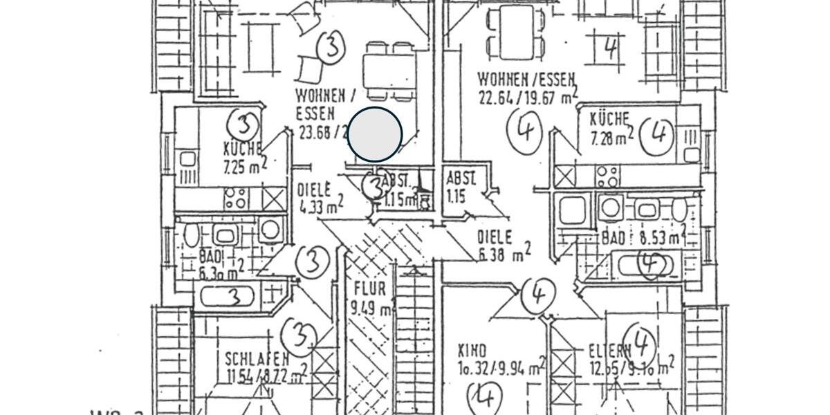 Maisonettenwohnung Weyhe - 3 Zimmer, 79 m&sup2;, 285.000&euro; | Angebot:26976472