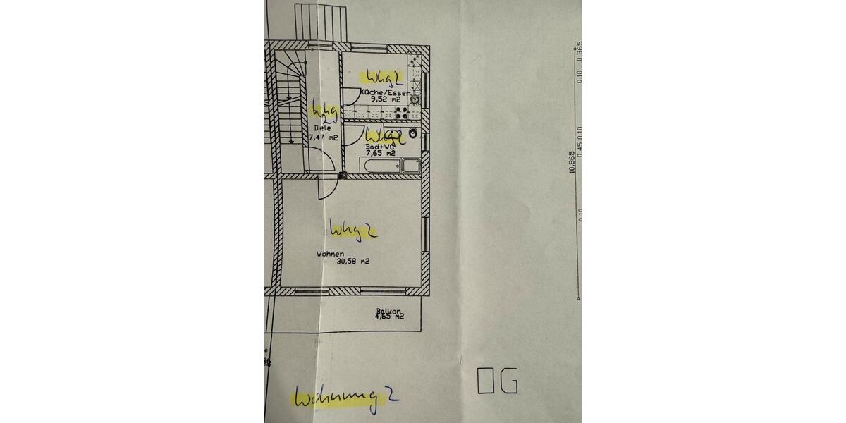 Etagenwohnung Dorfen - 3 Zimmer, 85 m&sup2;, 1.030&euro; | Angebot:25422526