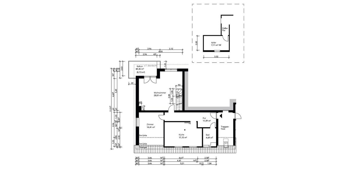Etagenwohnung Weyhe - 3 Zimmer, 111 m&sup2;, 275.000&euro; | Angebot:24591656