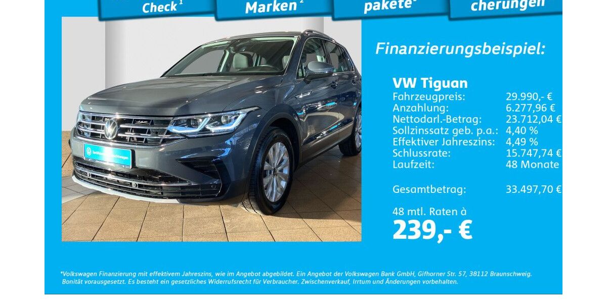 VW Tiguan 63.494 km 29.990 &euro; Glinde 21509