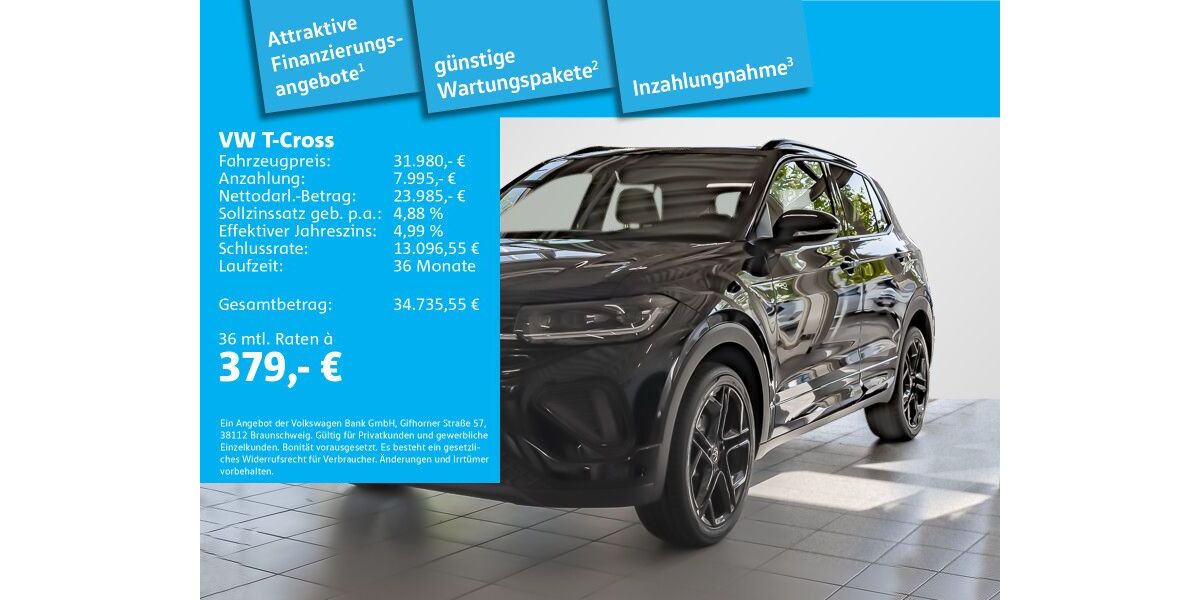 VW T-Cross 3.000 km 31.980 € München 81669