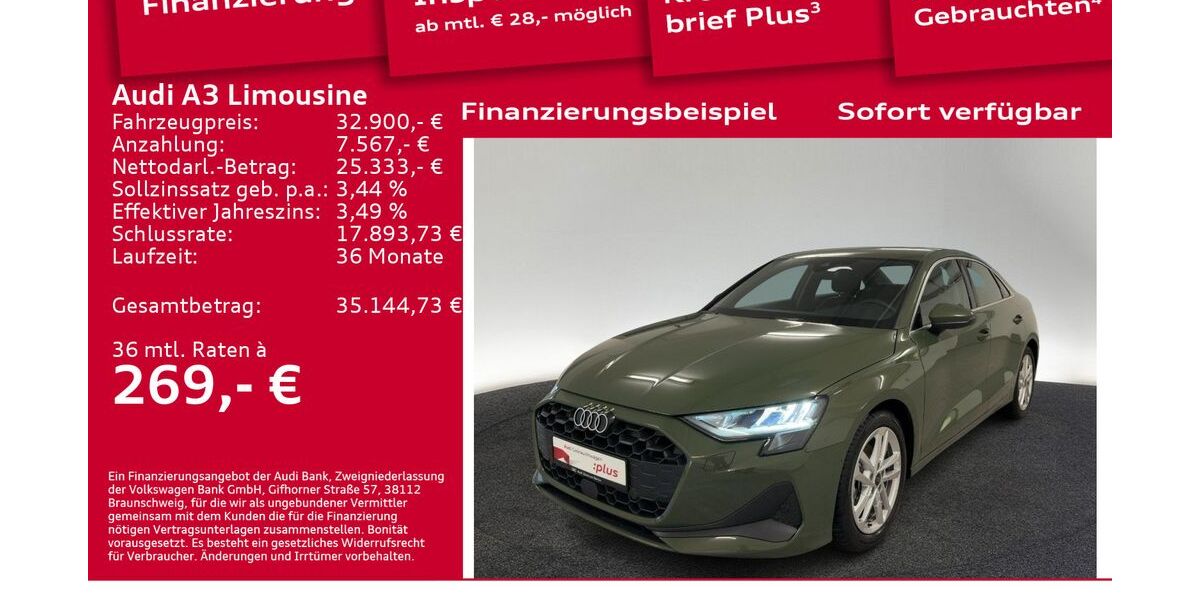 Audi A3 8.850 km 32.900 &euro; Berlin 12489