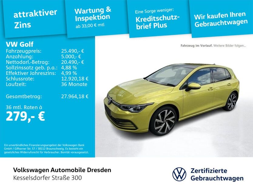 VW Golf 57.144 km 25.490 € Dresden 01169