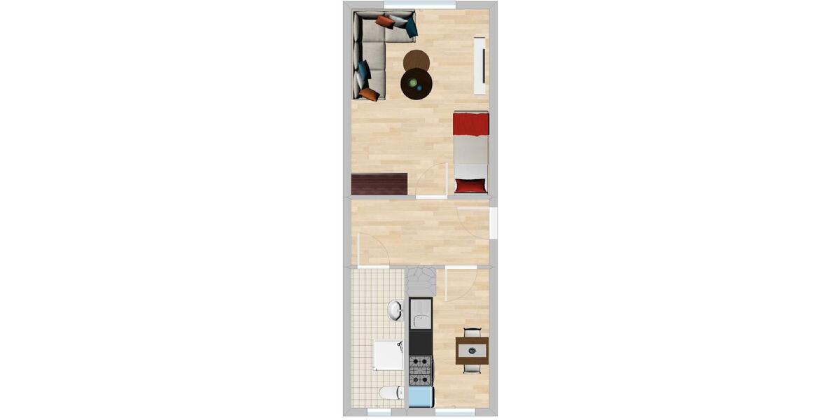Etagenwohnung Plau am See - 1 Zimmer, 45 m&sup2;, 350&euro; | Angebot:25993763